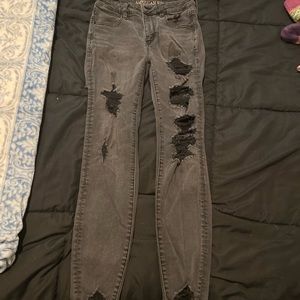 Black American Eagle super stretch jeans